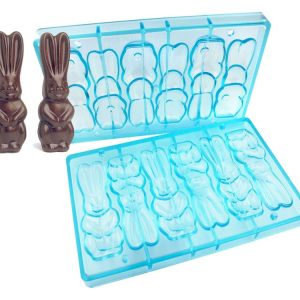 Article : Moule chocolat double - 6 lapins