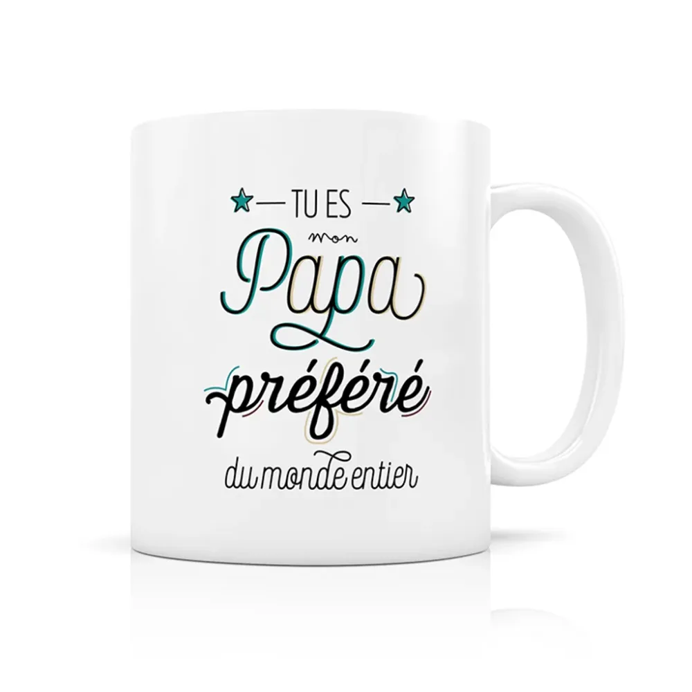 Produit : Mug PAPA PREFERE Label'tour - Ambiance & Styles